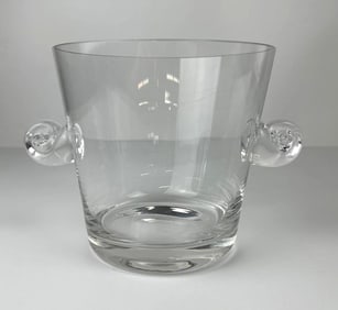 TIFFANY & CO. CRYSTAL ICE BUCKET
