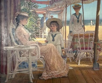 OIL PAINTING ALAN MALEY “INTIMATE MOMENT"