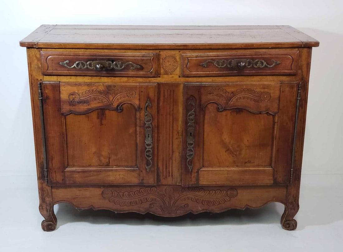 18TH/19TH CENTURY LOUIS XV PROVINCIAL WALNUT SERVER (1 of 20)