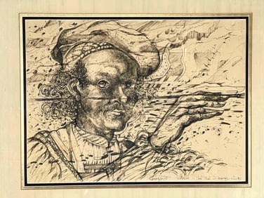 JULIA MATEU  "REMBRANDT" LITHOGRAPH