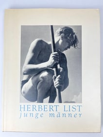 HARDCOVER BOOK: JUNGE MANNER BY HERBERT LIST