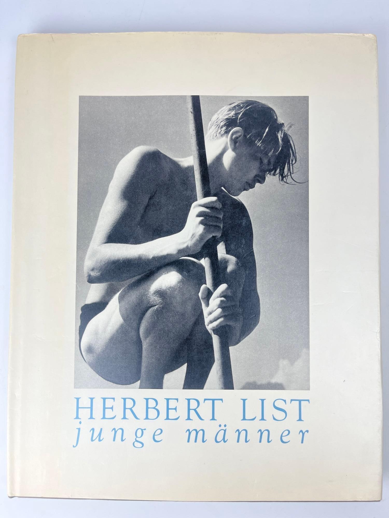HARDCOVER BOOK: JUNGE MANNER BY HERBERT LIST: "Junge Manner" by photographer Herbert List Author: Herbert List (German 1903-1975) Dimensions: 14.25IN X 11.25IN X .75IN Notes: Although care is taken to photograph and describe the item, absence o