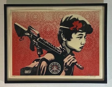 SHEPARD FAIREY DUALITY OF HUMANITY #2  SIGNED PRINT  260/450