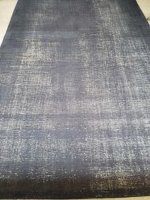 STARBOARD BLACK 100% WOOL, HAND KNOTTED BALLROOM SIZE RUG FROM CROSBY STREET STUDIOS, NYC (Lot 2 of