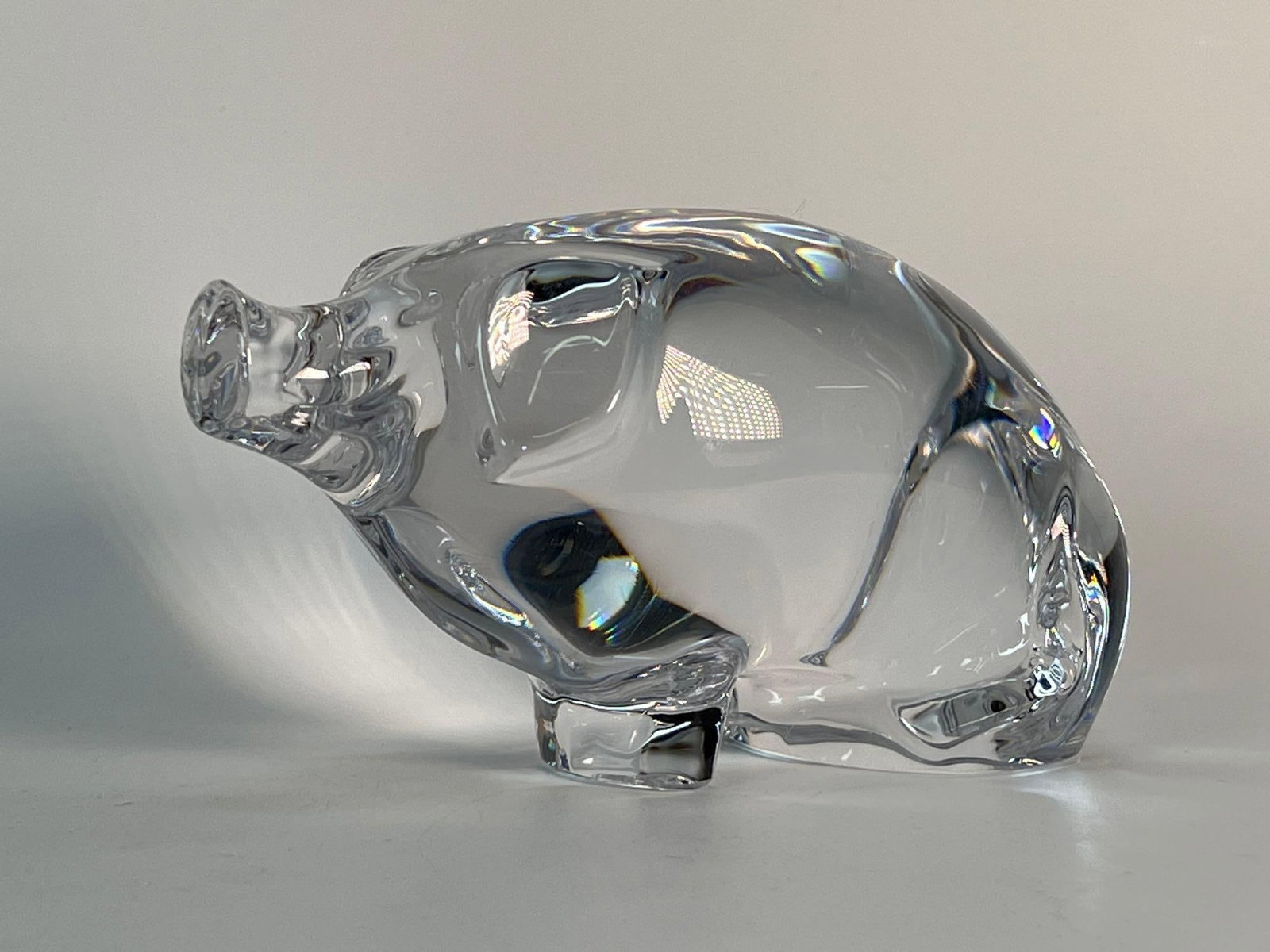 VALUE LOT: ORREFORS CRYSTAL PIG FIGURINE (1 of 7)