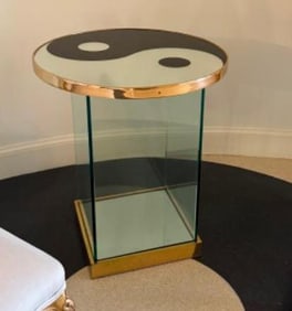 CUSTOM MADE MOSCHINO YIN-YANG SIDE TABLE (2 of 2)