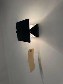 MID-CENTURY MODERN CHARLOTTE PERRIAND CP1 WALL SCONCE - BLACK SHADE (1 OF 5)