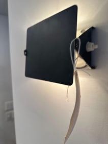 MID-CENTURY MODERN CHARLOTTE PERRIAND CP1 WALL SCONCE - BLACK SHADE (5 OF 5)