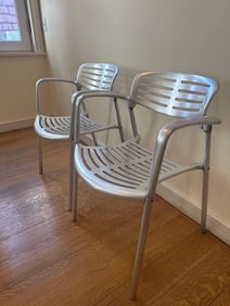 JORGE PENSI TOLEDO CHAIR - ALUMINUM (LOT 2 OF 17 )