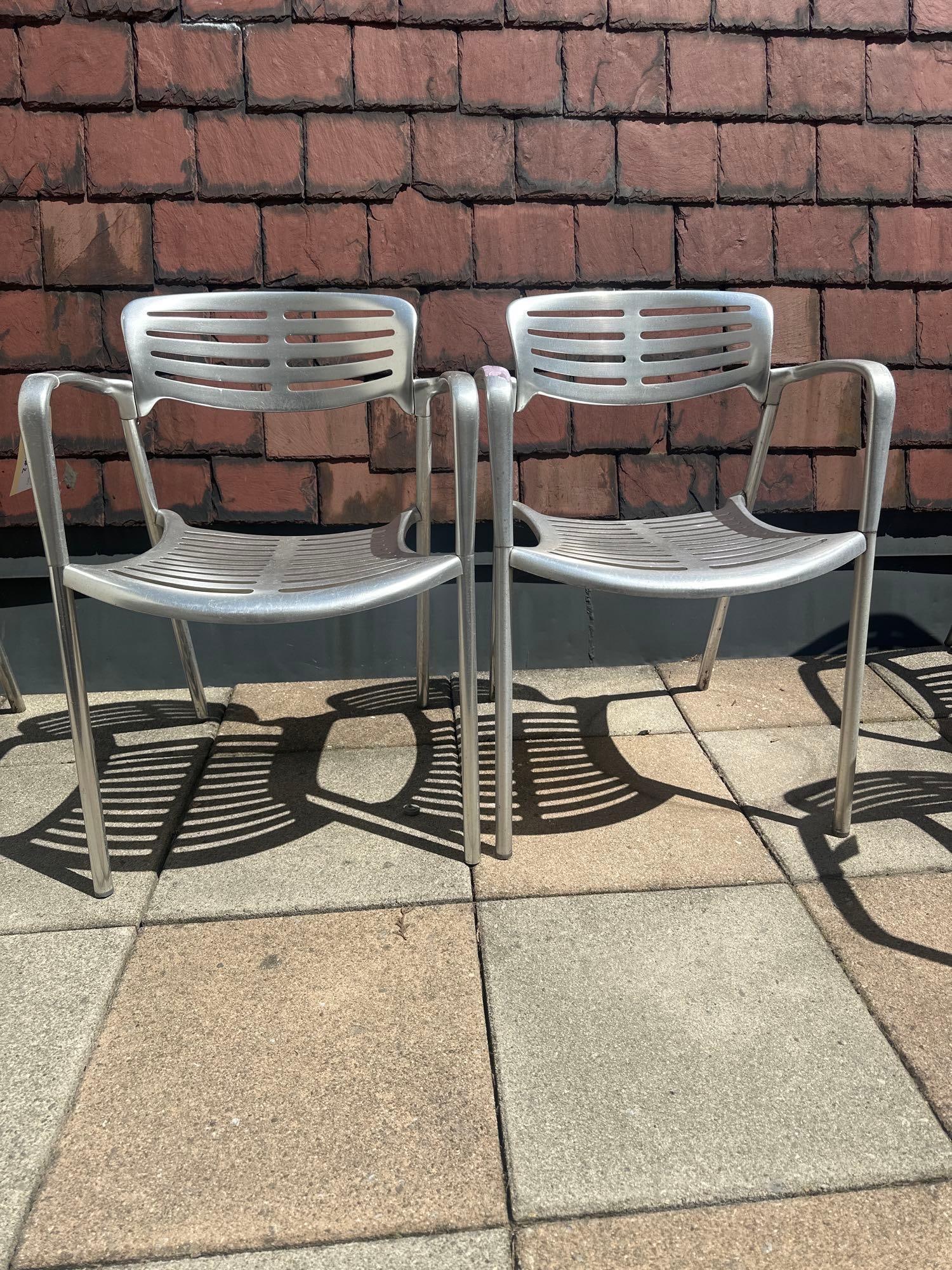 JORGE PENSI TOLEDO CHAIR - ALUMINUM (LOT 5 OF 17) (1 of 2)