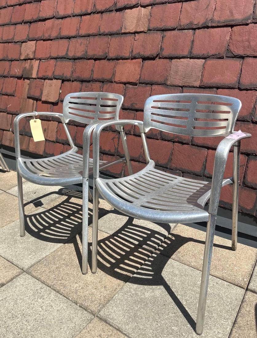 JORGE PENSI TOLEDO CHAIR - ALUMINUM (LOT 11 OF 17 ) (1 of 2)