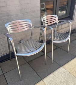 JORGE PENSI TOLEDO CHAIR - ALUMINUM (LOT 12 OF 17 )