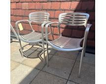 JORGE PENSI TOLEDO CHAIR - ALUMINUM (LOT 17 OF 17)