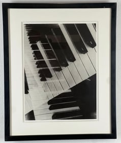 VINTAGE LADISLAV E. BERKA GELATIN SILVER PRINT OF A PIANO