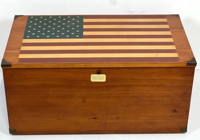 LANE FURNITURE AMERICAN FLAG CEDAR CHEST