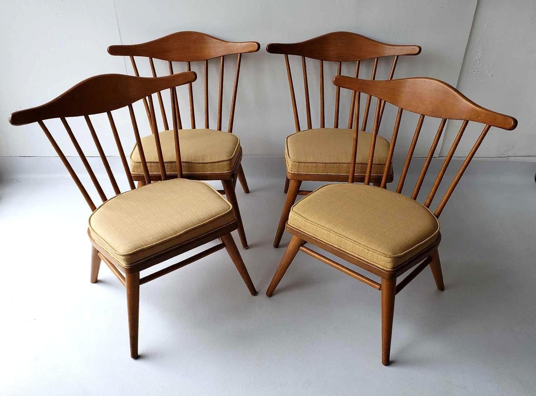 GROUP OF FOUR CONANT BALL MID-CENTURY SIDE CHAIRS (1 of 10)