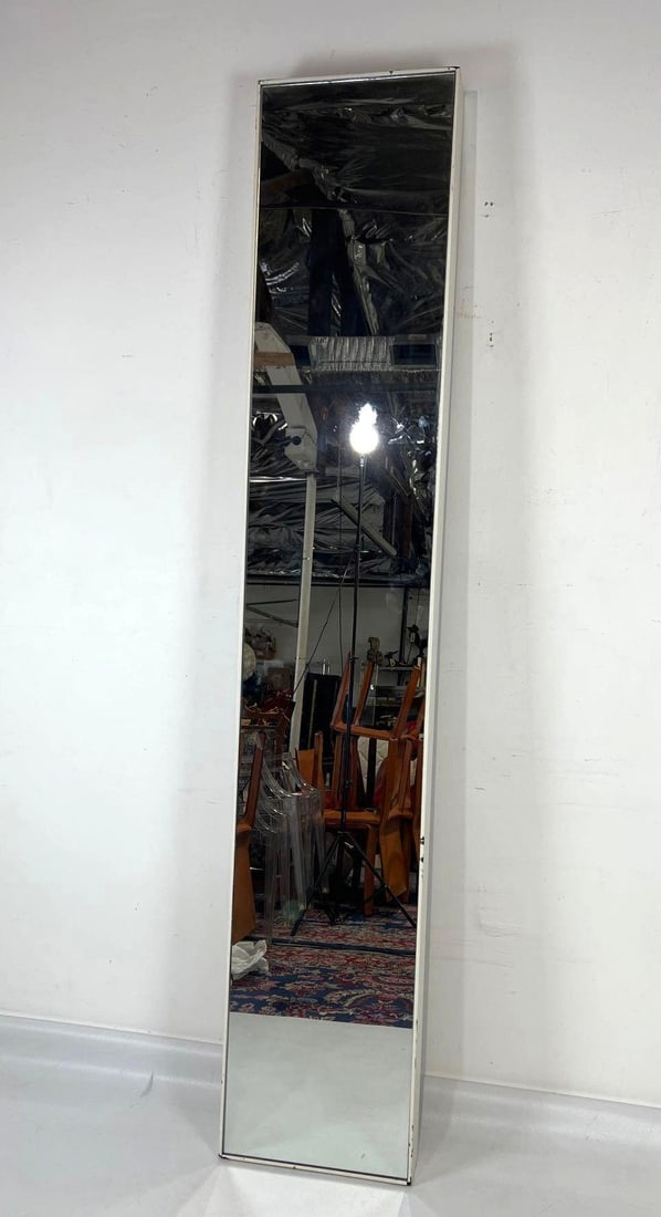 LARGE WHITE LEANING WALL MIRROR (1 OF 2) (1 of 12)