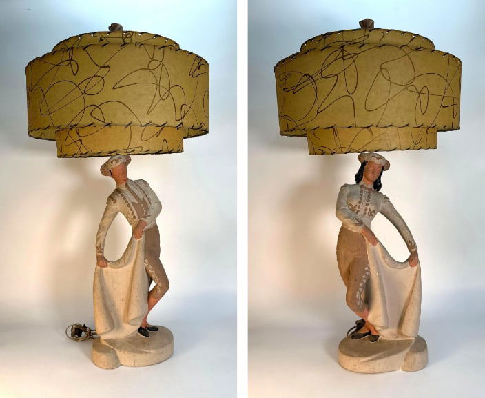 PAIR OF MATADOR LAMPS 1950's 1960's MID-CENTURY MODERN STYLE (1 of 11)