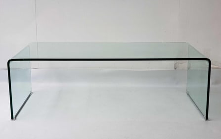 GLASS WATERFALL COFFEE/COCKTAIL TABLE