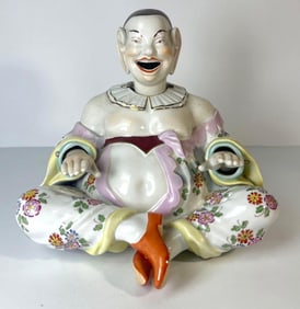 LARGE DRESDEN CONTINENTAL NODDDER 19TH/EARLY 20TH CENTURY