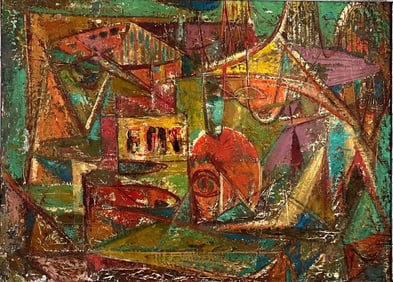 "LUNA PARK" PETER PAUL DUBANIEWICZ (AMERICAN, 1913-2003)