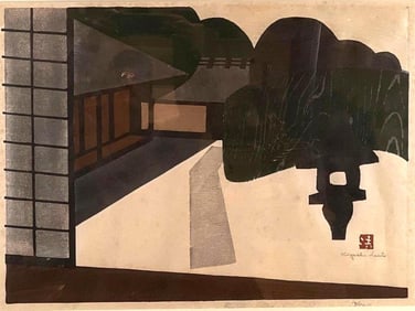 KIYOSHI SAITO WOODBLOCK PRINT SIGNED 10/150