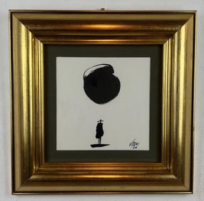 FRAMED OSWALDO VITERI LITHOGRAPH
