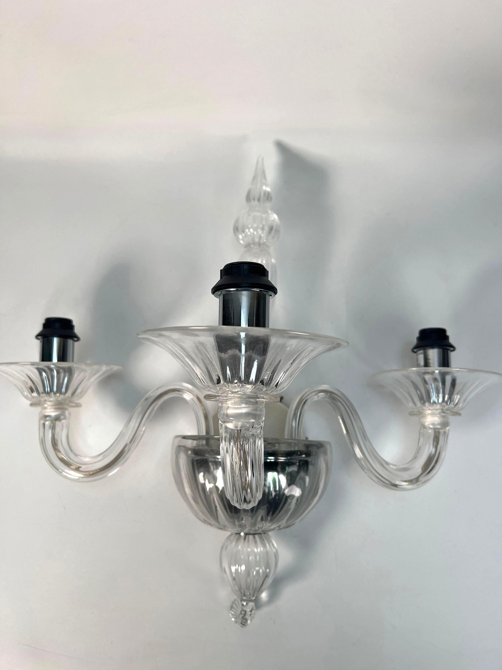 VINTAGE MURANO ART GLASS THREE-LIGHT SCONCE (1 of 8)