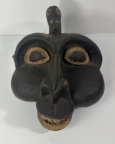 ANTIQUE AFRICAN MONKEY MASK