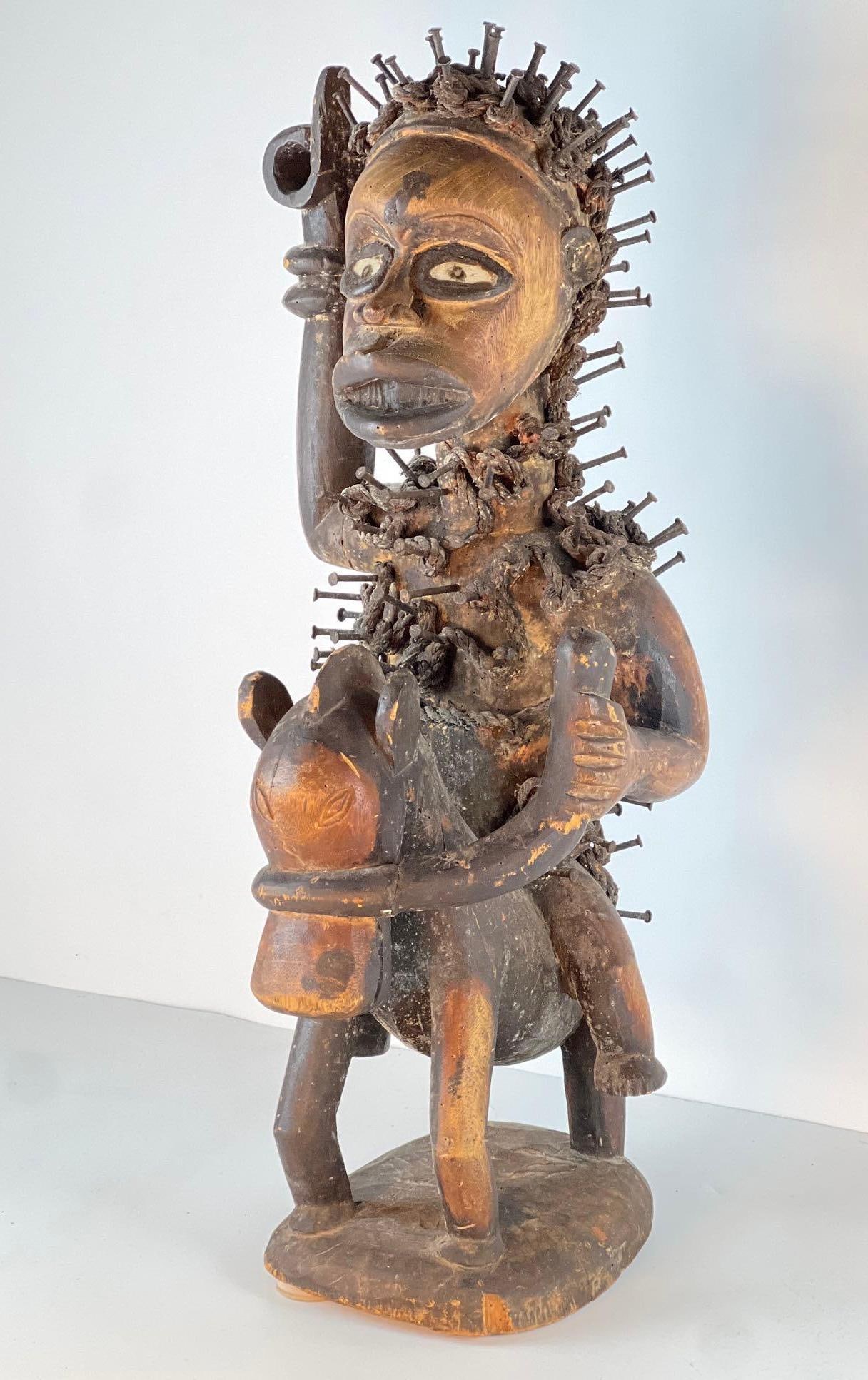 VINTAGE NKISI POWER FIGURE, KONGO PEOPLES (1 of 14)