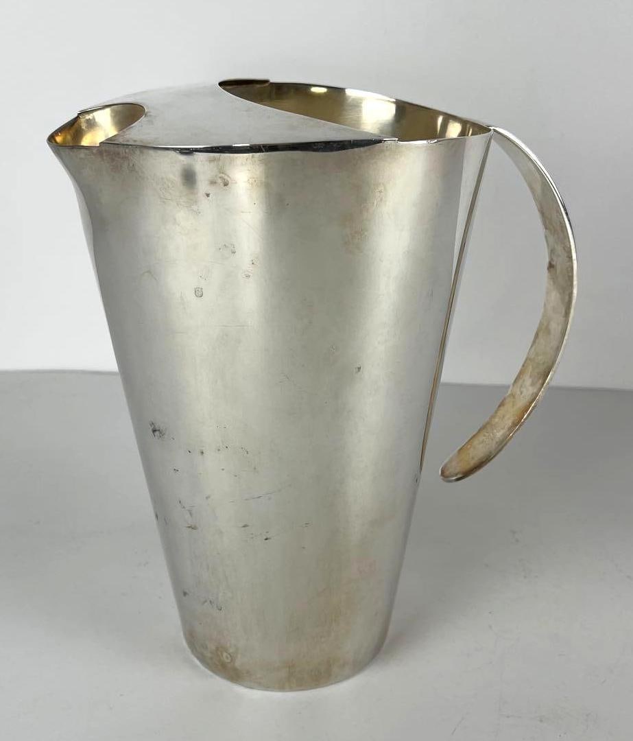 TSAO & MCKOWN FOR SWID POWELL MODERNIST SILVER-PLATED PITCHER (1 of 7)