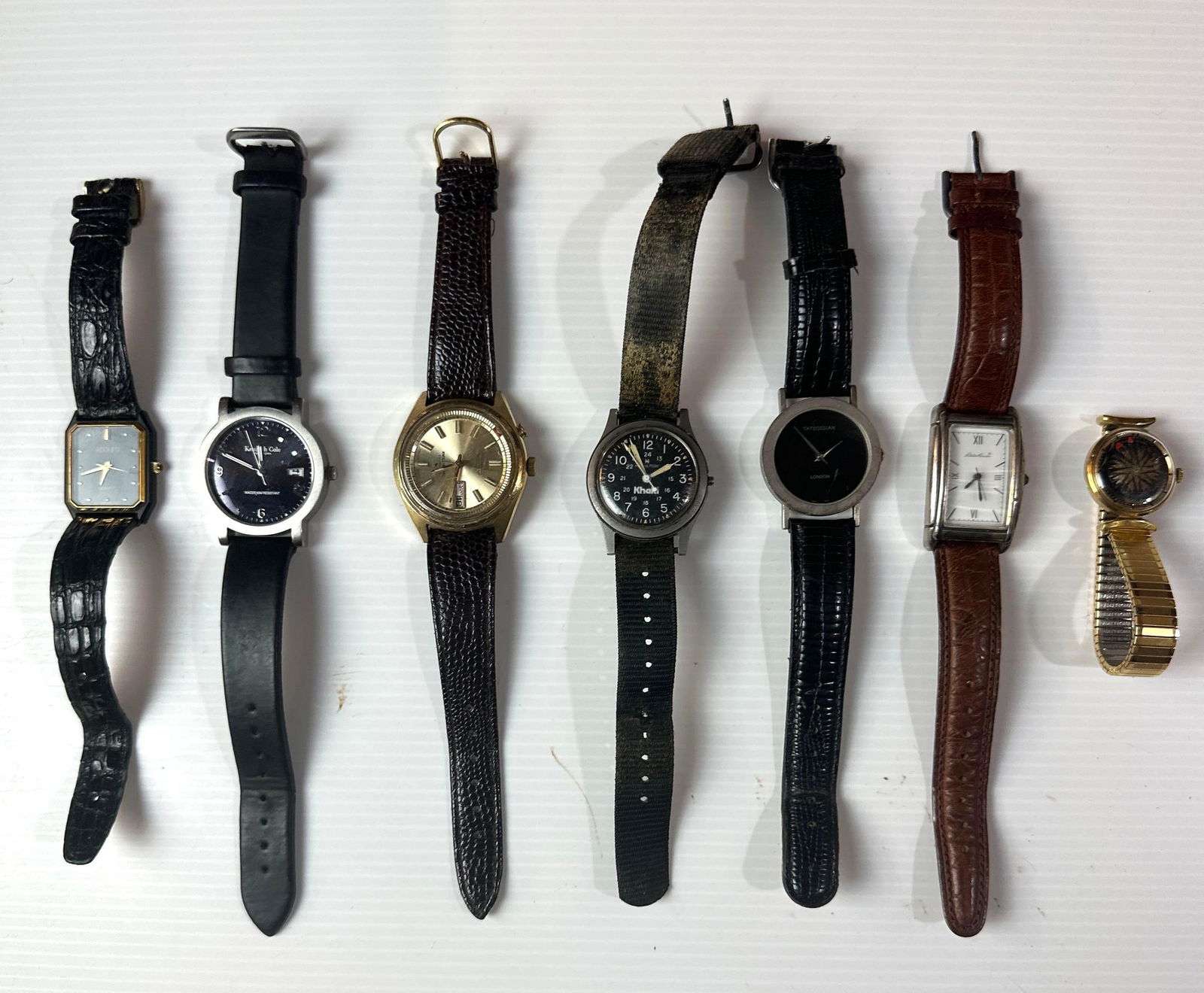 VALUE LOT: SEVEN WATCHES INCLUDING HAMILTON FIELD WATCH (1 of 7)