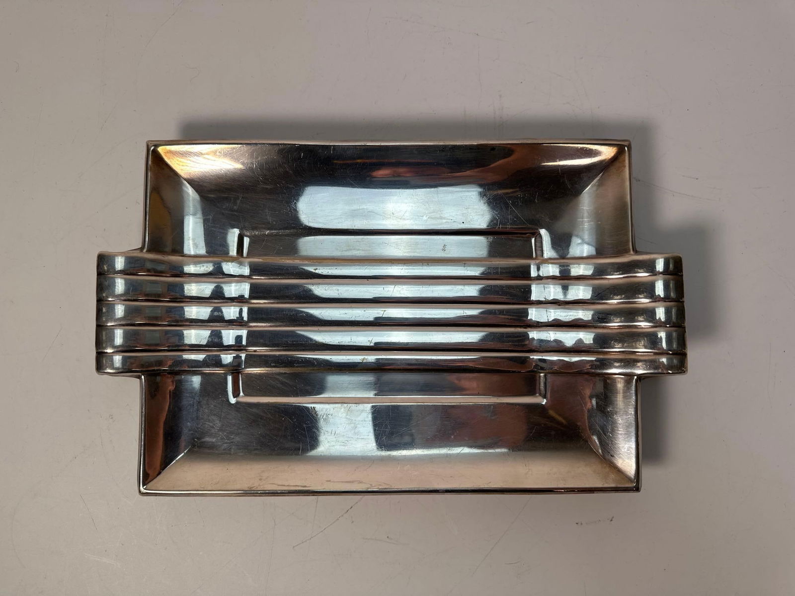 VINTAGE 1936 BELLE KOGAN FOR REED & BARTON ART DECO SERVING TRAY (1 of 4)