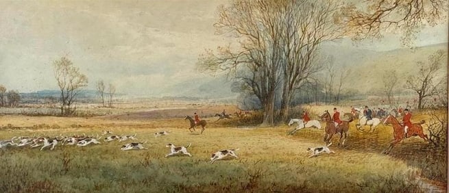 ARTHUR WILLET WATER COLOR AND GOUACHE ON PAPER