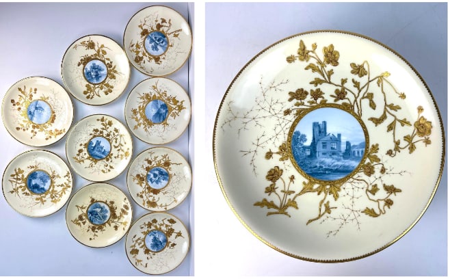 RARE COLLECTION OF MINTONS DAVIS COLLAMORE & CO. LIMITED EDITION NEW YORK DECORATIVE PLATES (1 of 13)
