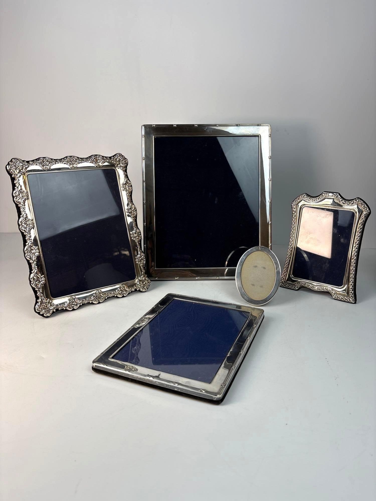 COLLECTION OF STERLING SILVER FRAMES INCLUDING TIFFANY & CO. (1 of 9)