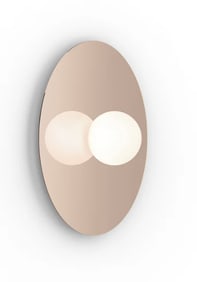 BOLA FLUSH DISC SCONCE IN ROSE GOLD (1 OF 2)