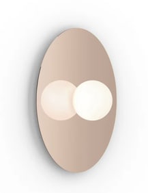 BOLA FLUSH DISC SCONCE IN ROSE GOLD (2 OF 2)