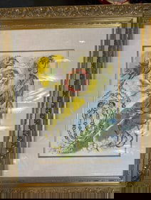 AFTER CHAGALL EXODUS SUITE #464 COLOR LITHOGRAPH (UNSIGNED)