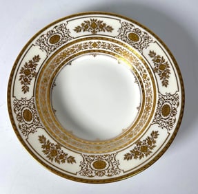 MINTONS FOR TIFFANY SET OF 10 OF GOLD TRIM BOWLS