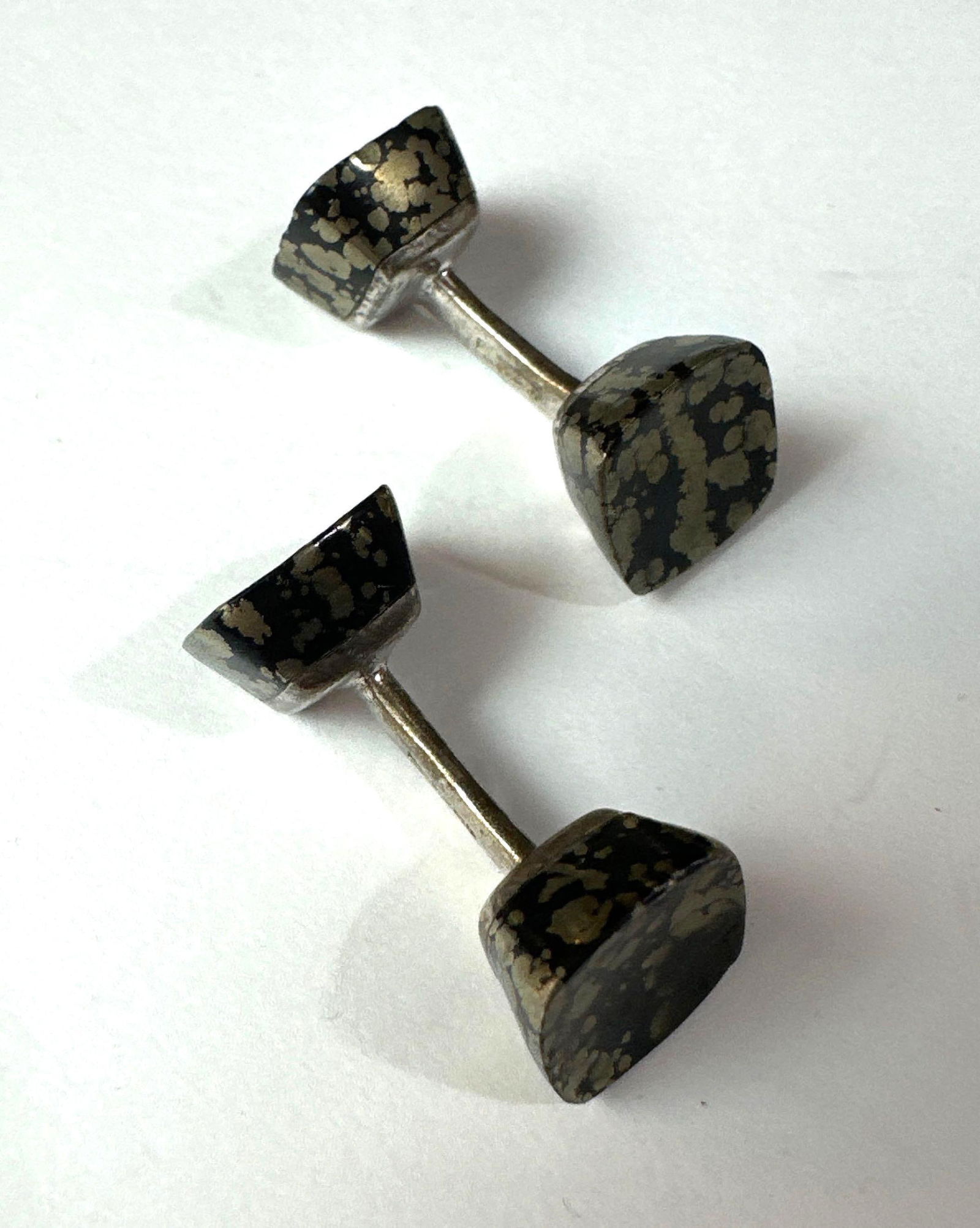 STERLING SILVER CUFFLINKS FROM GRAY AND DAVIS NYC (1 of 6)