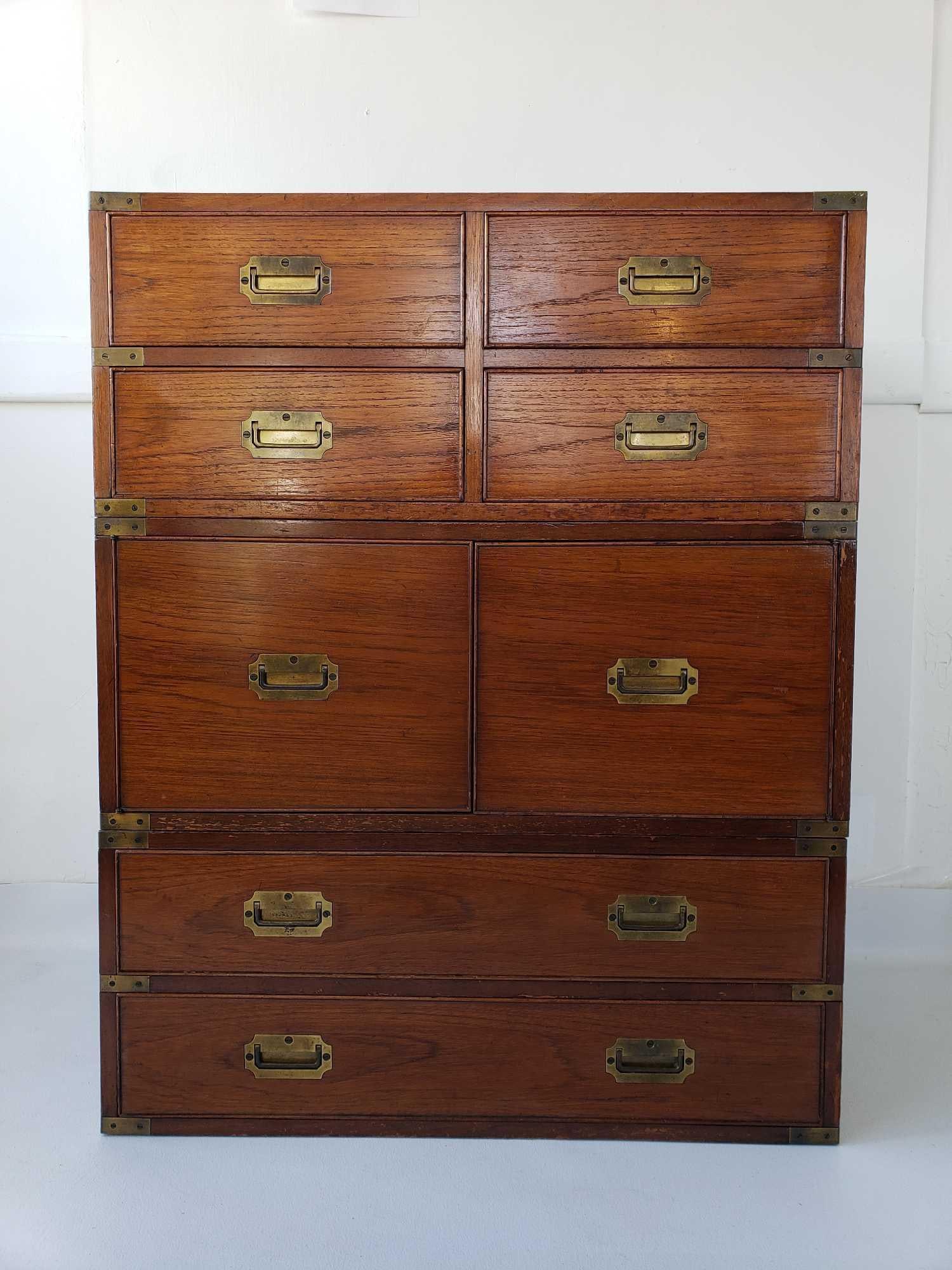 VINTAGE 3-PART CAMPAIGN CHEST (1 of 20)