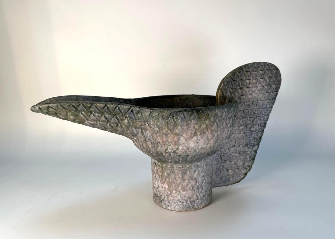 RARE BRUNO BAGNOLI GLAZED CERAMIC JUG (1 of 12)