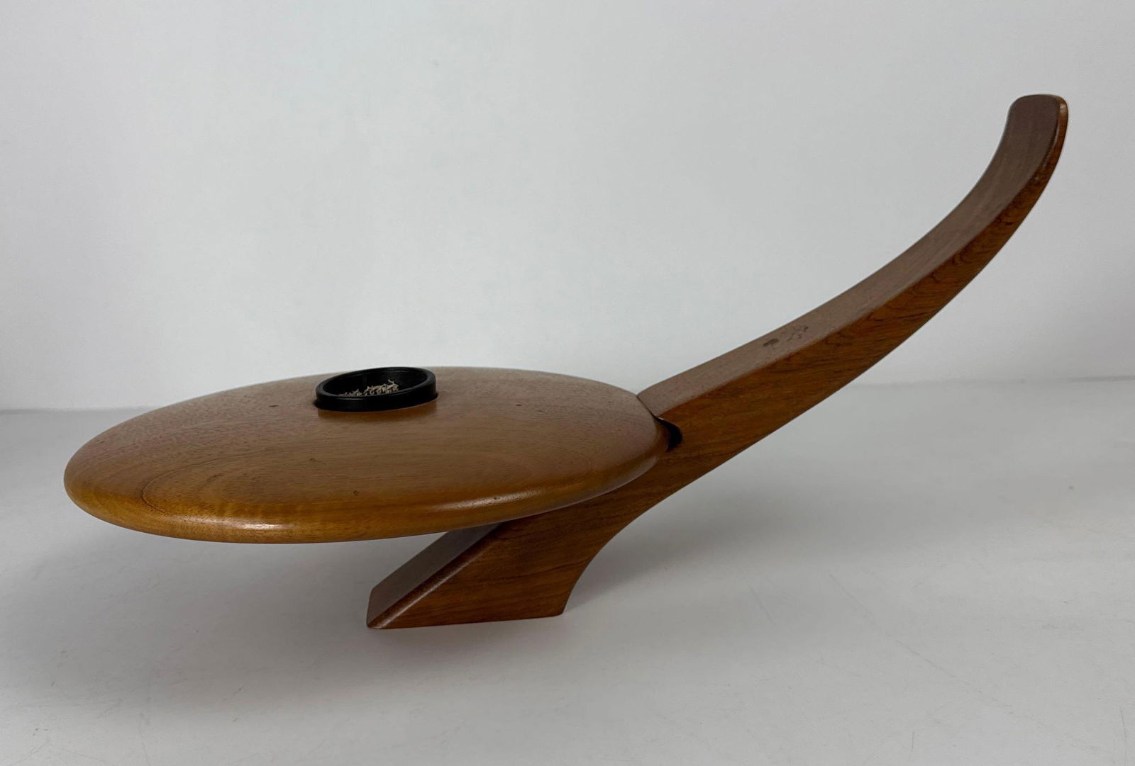 JOSEPH KOVECSES SIGNED IKEBANA VASE: A sculptural Ikebana vase by Joseph Kovecses. Dimensions: 16" long x 8.5" tall Artist or Maker: Joseph Kovecses Provenance: From a NYC Collector. Notes: Although care is taken to photo