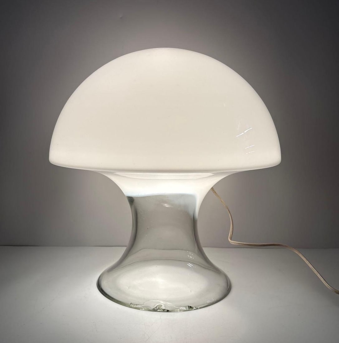 GINO VISTOSI MURANO GLASS MUSHROOM TABLE LAMP (1 of 5)
