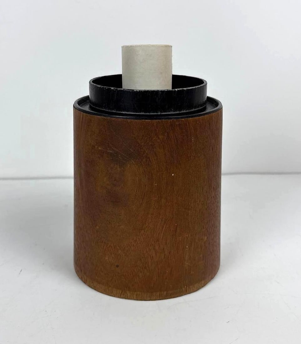 VINTAGE LAUREL TEAK MUSHROOM LAMP BASE ONLY (1 of 4)