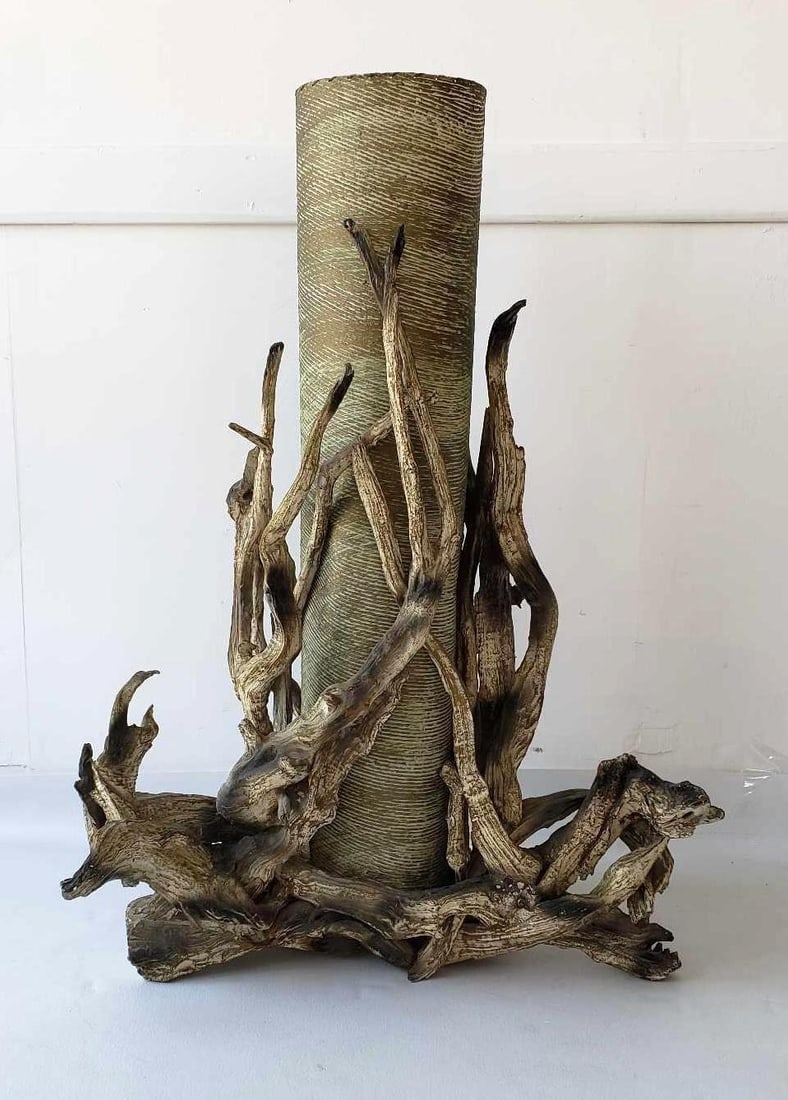 VINTAGE OVERSIZED DRIFTWOOD LAMP (1 of 14)