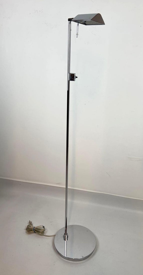 MID-CENTURY CIRCLE SWIVEL ADJUSTABLE FLOOR LAMP (1 of 10)