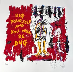 MILES REGIS UNFRAMED SIGNED LITHOGRAPH 9/100