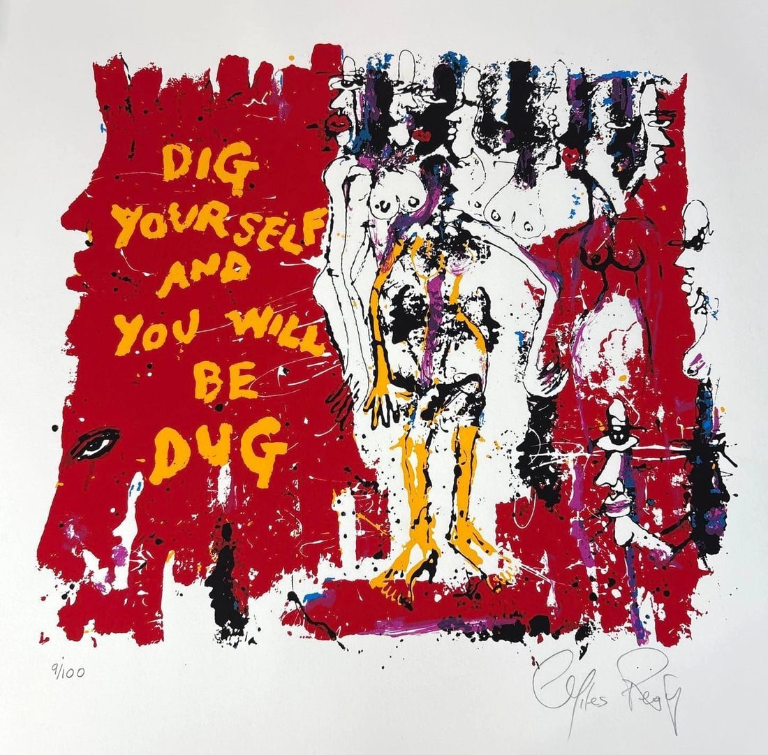 MILES REGIS UNFRAMED SIGNED LITHOGRAPH 9/100 (1 of 4)